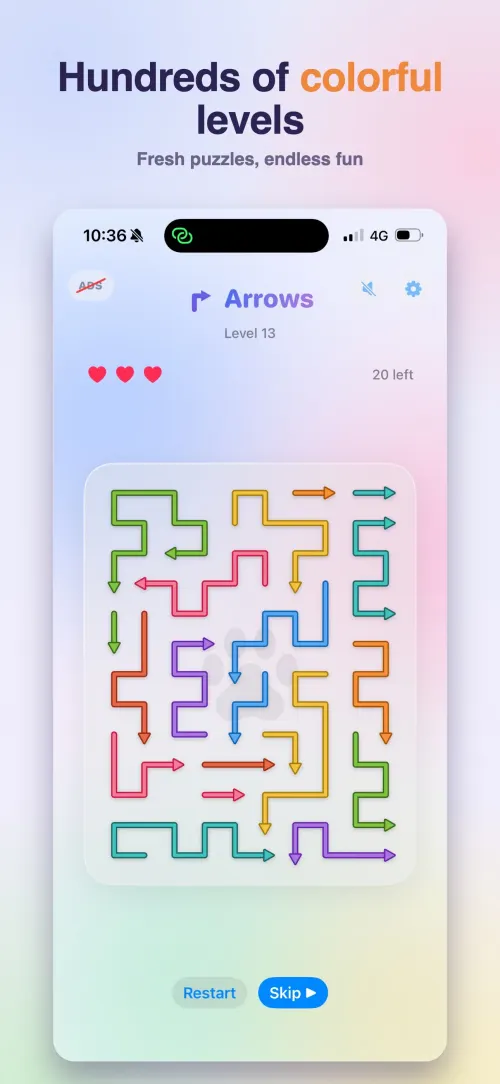 Hundreds of levels